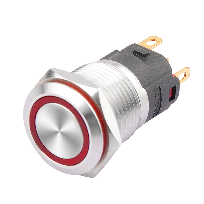 Interruttore a pulsante in metallo serie WD-A