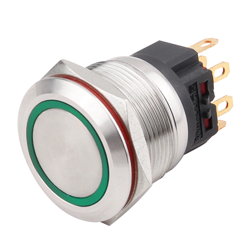 Interruttore a pulsante in metallo serie WD-B