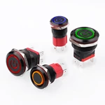 Pulsante in metallo ad alta corrente in ossido nero serie WD-D