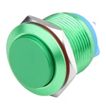 Interruttore a pulsante in metallo non illuminato serie H