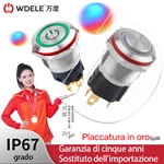 Interruttore a pulsante in metallo serie WD-A