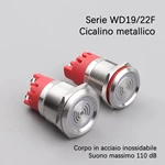 Cicalino metallico serie WD19/22F
